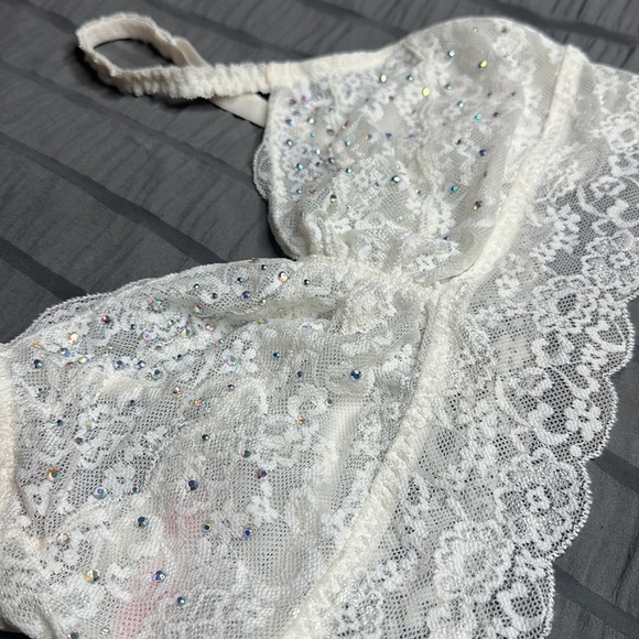 Victoria secret pink rhinestone bralette - Picture 1 of 4